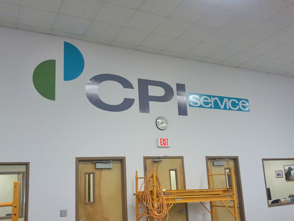 CPI Wall Mural letters