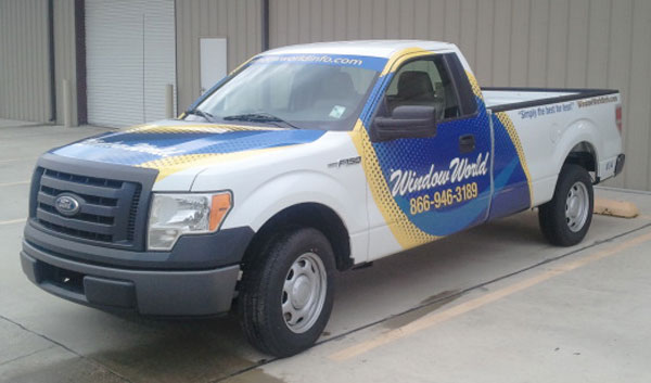 Vehicle wrap partial